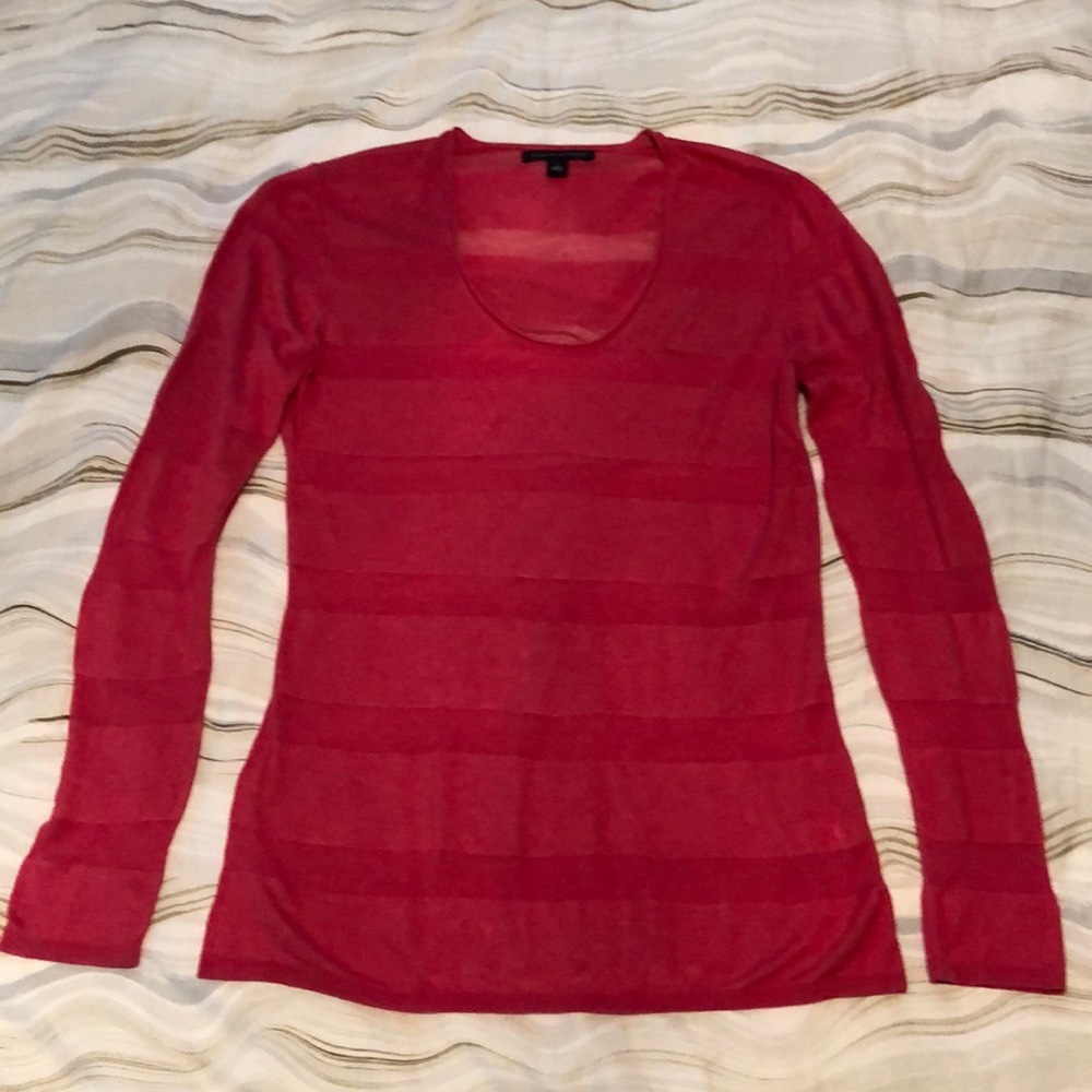 Banana Republic Pink Medium Light Weight Sweater